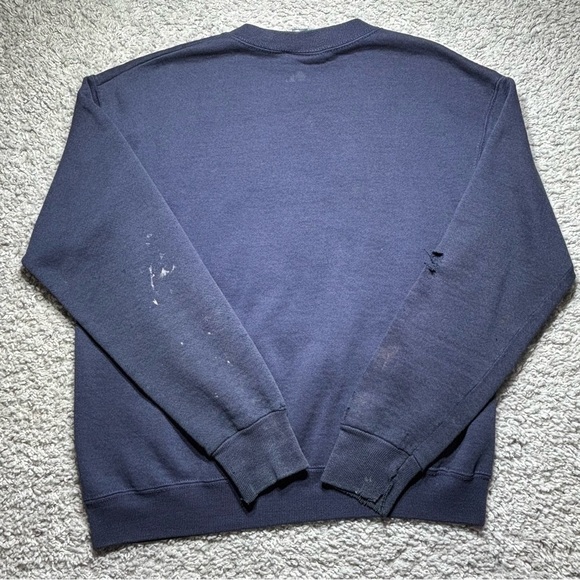 Vintage Cleveland Indians Sweatshirt Mens Medium Crewneck 90s Chief Wahoo Thin - Picture 5 of 7